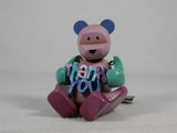 New Pozy Bears-"Sentiments" Thank You #321018 Hand Crafted Wooden Bear Figurine