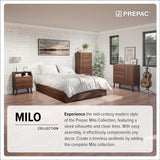 New Assembled Prepac Milo 4-Drawer Chest with Door, Cherry Retails $365+