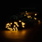 NEW Solar Living 50 LED SOLAR String Lights, Warm White, 19-ft., Up to 8 hours of run time