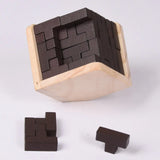 NEW 3D Wooden Puzzles IQ Toy! Test logic and creative minds with this cool yet simple brain teaser, great for teens & adults!