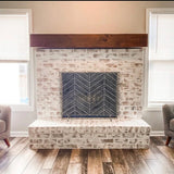 New Wayfair Hand Crafted Solid wood 36" Fireplace Shelf Mantel in Provincial Finish! Retails $190+