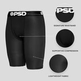 New Retails $67+ PSD Men's boxer briefs - Lightweight, Breathable, and Supportive Sz XXL, Black