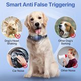 New PUMJAG Anti Bark Collar for Dogs, Humane Anti Bark Collar with 8 Sensitivities, Smart Waterproof Collar with Vibration Beep and Optional Shock, Rechargeable Anti Bark Collar