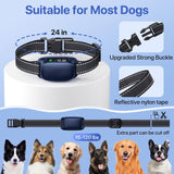 New PUMJAG Anti Bark Collar for Dogs, Humane Anti Bark Collar with 8 Sensitivities, Smart Waterproof Collar with Vibration Beep and Optional Shock, Rechargeable Anti Bark Collar