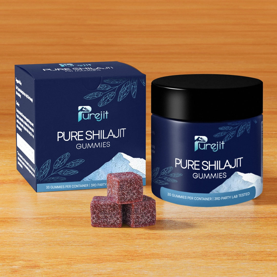 NEW Retails $95 PUREJIT® ORIGINAL SHILAJIT GUMMIES, MORE ENERGY & LESS STRESS! BB 07/26