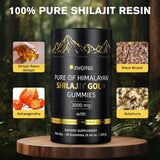 New Pure of Himalayan Shilajit Gold Gummies,Fulvic Acid & 85+ Trace Immune Health, Boost Energy, Minerals, Enhance Overall Well-Being for Men and Women Sugar Free Non-GMO 100% Natural Organic, 60 Gummies