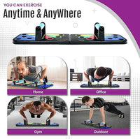 New MG Multi-Function Foldable Pushup Board, Muscle max Push Up Board for Floor, Fitness Strength &amp; Exercise Training Equipment for Home Workout