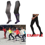 New Performance legwear for Adults with thermocool fabric to keep warm, wicks away moisture, absorbs shock & regulates temperature! Great for any outdoor activity! Sz S Blue! Made in Italy (Check sizing in description)