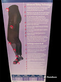 New Performance legwear for Adults with thermocool fabric to keep warm, wicks away moisture, absorbs shock & regulates temperature! Great for any outdoor activity! Sz M Black! Made in Italy (Check sizing in description)