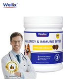 NEW 260 Allergy Bites Wellix Dog Vitamins - Delicious Multivitamin for Dogs