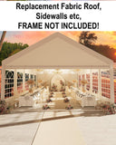 NEW Retails $500+, Replacement Fabric ONLY Roof & Sidewalls with windows! Frame NOT included. Party Tent Heavy Duty, Outdoor Large Wedding Tent Event Shelter with Removable Sidewalls