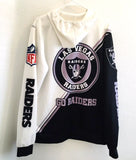 New LAS VEGAS RAIDERS NFL FOOTBALL LIGHTWEIGHT HOODIE PULLOVER UNBRANDED SZ 2X