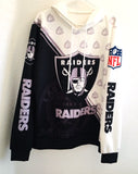 New LAS VEGAS RAIDERS NFL FOOTBALL LIGHTWEIGHT HOODIE PULLOVER UNBRANDED SZ 2X