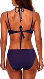 NEW Rayson Women's One Piece Swimsuit, Sz S! Tummy Control Swimwear Push Up Monokini Low Waist Bathing Suit Bandeau Beach