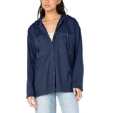 NEW Retails $40, ROXY - Women's Coastal Hooded Jacket, Blue, Sz XL
