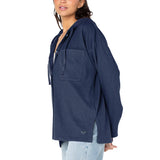NEW Retails $40, ROXY - Women's Coastal Hooded Jacket, Blue, Sz XL