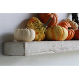 Retails $ 329 New Gracie Oaks Joao 2 Piece Solid Wood Floating Shelves Reclaimed Rustic White Wash 36 inch Long X 6.25 inch Deep X 3.5 inch High