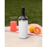 New Reduce Wine Cooler - Stainless Steel Wine Bottle Cooler - Keep Wine at the Perfect Temperature, Fits Most Wine Bottles - Opaque Gloss White
