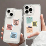 New 1 Roll/500pcs Reminder Note Roll Stickers Notebook Envelope Water Cup Seal Stickers Decorative Stickers