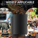 New Renook BBQ Grill Mats (2 Pcs) - Reusable Non-Stick BBQ Grill Mats for Gas/Charcoal Grill - Outdoor BBQ Cooking Mat
