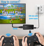 New Retro Game Console, 64GB Wireless Retro Game Stick, Revisit Video Games with Built-in 9 Emulators, 20000+ Games, 4K HDMI Output, and Dual 2.4GHz Wireless Game Stick, for TV Plug and Play (Lite)