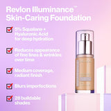 New Revlon Illuminance Skin-Caring Liquid Foundation Makeup, Medium Coverage, 30mL, Illuminate your skin’s radiance. Light/Natural #213