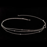New Women's Rhinestone Heart Waist Chain Belt Jewelry Crystal Belly Body Chain