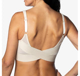 NEW Retails $68, Rhonda Shear Molded Cup Bra With Mesh Back, Grey, Sz M