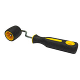 New Richard Rubber Wallpaper Seam Roller - 1 3/4-in - Black and Yellow, Can be used as a laminated roller too