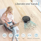 NEW Virtcooy Mini Smart Robot Cleaner with USB Charging with Strong Suction – Household Appliance for Bedroom, Dining Room, Living Room, Balcony, Kitchen, Corridor, BLACK