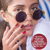 New Red Nail Polish Set for Women (ROCK & ROSE) - 13.5ML 4 pc Pink Nail Polish