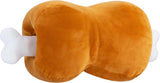 New Large Roffatide Anime One Piece Turkey Leg Plush Toy Pillows Luffy Favourite Chicken Drumstick Birthday Gifts Soft Back Cushion