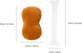 New Large Roffatide Anime One Piece Turkey Leg Plush Toy Pillows Luffy Favourite Chicken Drumstick Birthday Gifts Soft Back Cushion