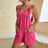 New DUPE Lulu inspired jumpsuit romper with logo on back, Bright Pink Sz 3X, Fits like an XL/1X