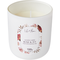 NEW Life at Home Scented Candle Rose & Ivy