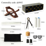 New Handmade Rosewood Tobacco Pipe Bent Stem Pipe 9mm Filter Classic Smoking Pipe