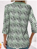 New ROTITA 2in1 Leopard Print Sage Green T Shirt Sz 3X Fits True!