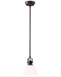 NEW Canarm Ltd Rowan 7-In x 11.25-In Bronze Pendant Light