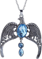 New Rowena Ravenclaw's Lost Diadem Tiara Crown Horcrux H P Fan Pendant Gift Hogwarts House Luna Potterhead Deathly Hallows