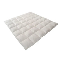 NEW Royal Elite Goose Featherbed 233 Thread Count Queen Mattress Topper, 600+ Fill, made in Canada! Retails $385