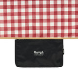 NEW Rumpl Everywhere Mat Blanket size (52" X 75")- Red Gingham - Waterproof underside for Picnic, beach, park, sports events etc. Retails for $130+!