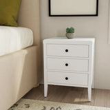 NEW Retails $216 on sale! Reg Price $484 Fully Assembled White Rushville Wood Nightstand