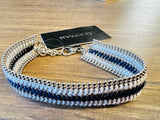 New RW & Co Fringe Bracelet lobster closure, silver tone!