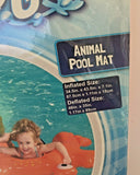 NEW Bestway H20 GO! Inflatable Animal Pool Mat Orange Crab Floaty Pool Beach Ages 3+