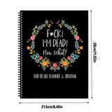 NEW Fuck I'm Dead: I'm Dead Now What Planning Book Final Wishes End of Life Planner, Pink