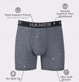 NEW Hanes Men's Ultimate Comfort Flex Fit Total Support Pouch Boxer Briefs 3-Pack, Sz 3XL