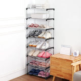 NEW 3-Tier Small Shoe Rack Narrow Stackable Shoe Storage Organizer for Hallway