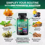 NEW Dynamic Vitality Bundle - Sea Moss Multivitamin & Shilajit Power Combo, Retails $70