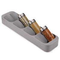 NEW Joseph Joseph Drawer Store Compact Spice Rack Grey, Spices Not Included