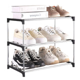 NEW 3-Tier Small Shoe Rack Narrow Stackable Shoe Storage Organizer for Hallway